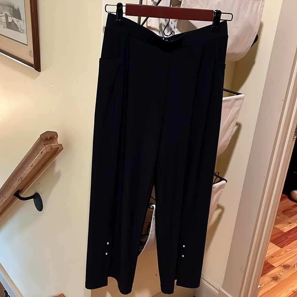 Sympli black pants with pearls size 6